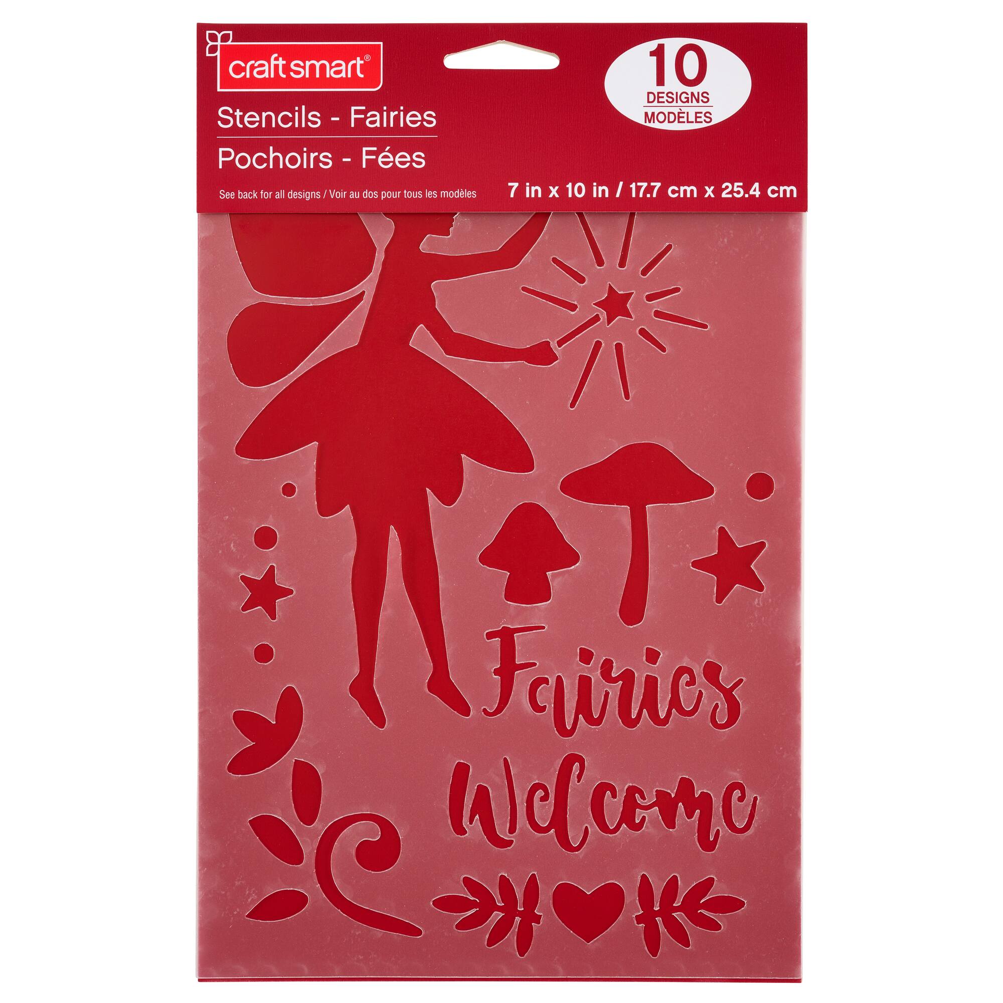 Fairies Stencils by Craft Smart®, 7" x 10"